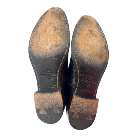 The Office of Angela Scott Mr. Colin Black Leather Double Monk Strap Loafer 41 - Picture 5 of 15